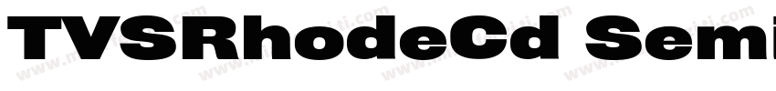 TVSRhodeCd SemiBold字体转换